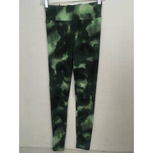 No Boundaries Capri Leggings Women Size XS Green Tie Dye New with Tags